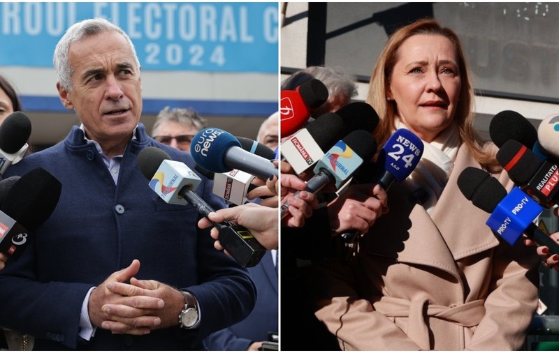 Călin Georgescu și Elena Lasconi, în turul doi al alegerilor prezidenţiale 2024