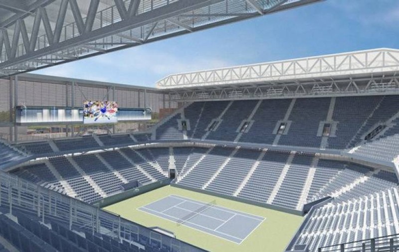 Halep inaugurează oficial arena Louis Armostrong de la US Open 2018. Reconstrucție de 200.000.000 $