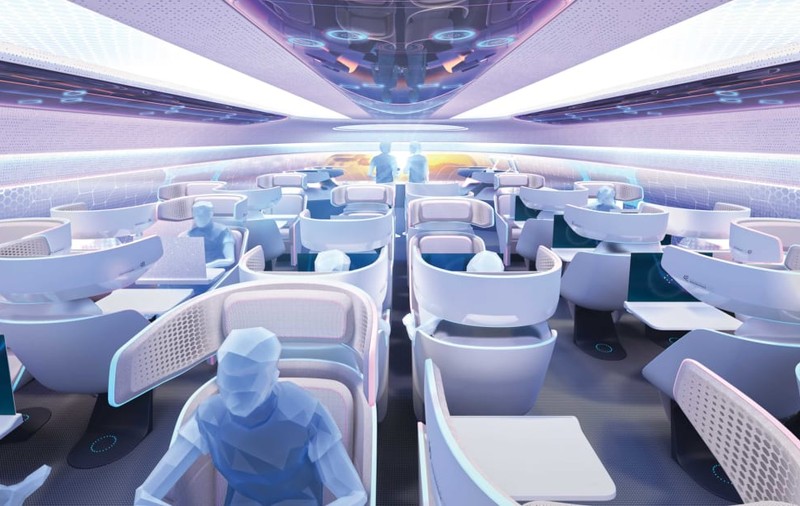 Modul în care vom călători cu avionul, regândit de designeri. Cum arată cabinele de zbor ale viitorului