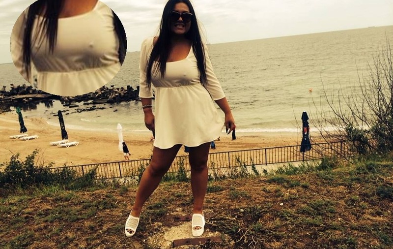 Bianca Rus, fără SUTIEN, într-o rochie TRANSPARENTĂ | FOTO