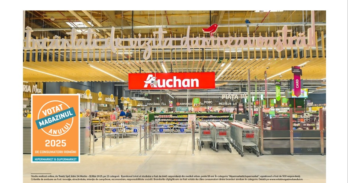 Intrare hypermarket auchan
