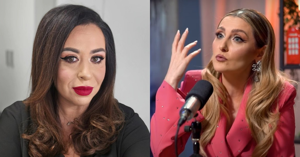 Oana Roman în stânga, Alina Sorescu în dreapta