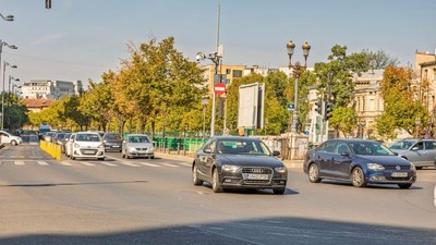 Mașini Trafic Poluare București, iulie 2018
