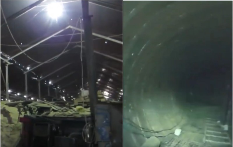 Filmare din interiorul „celui mai mare tunel” săpat de Hamas în Fâșia Gaza și descoperit de armata israeliană - VIDEO