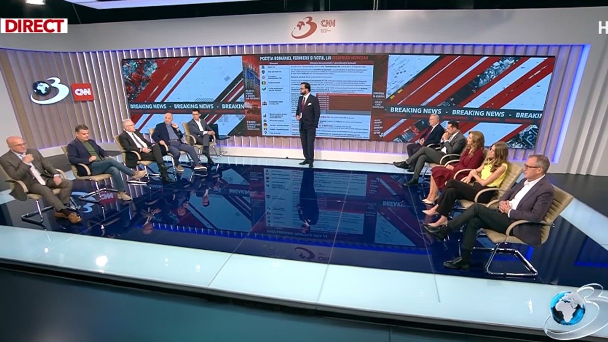 Sinteza Zilei, Antena 3 CNN. Sursa foto: captură Youtube / Antena 3 CNN