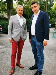 Călin Georgescu (stânga) și George Simion | Sursa Foto: Călin Georgescu-Facebook