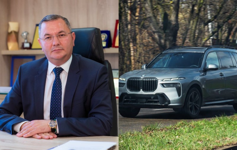 Managerul Maternității Iași merge la muncă cu un BMW de peste 100.000 de euro, luat pe firma tatălui său, un pensionar de 76 de ani