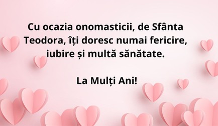Mesaje de Sfânta Teodora