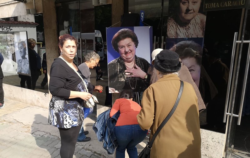 Cum a fost surprinsă Ioana Tufaru la Teatrul Bulandra, unde a fost să-i aducă un ultim omagiu Tamarei Buciuceanu Botez