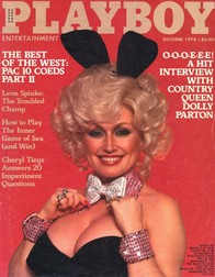 Dolly Parton pe coperta revistei Playboy, în 1978. Foto: Profimedia Images