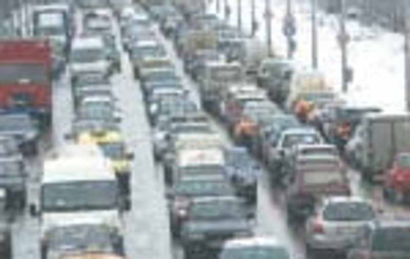 Prima zi cu zapada in Bucuresti