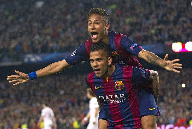 Fotbaliștii Barcelonei jubilează / Foto: EPA