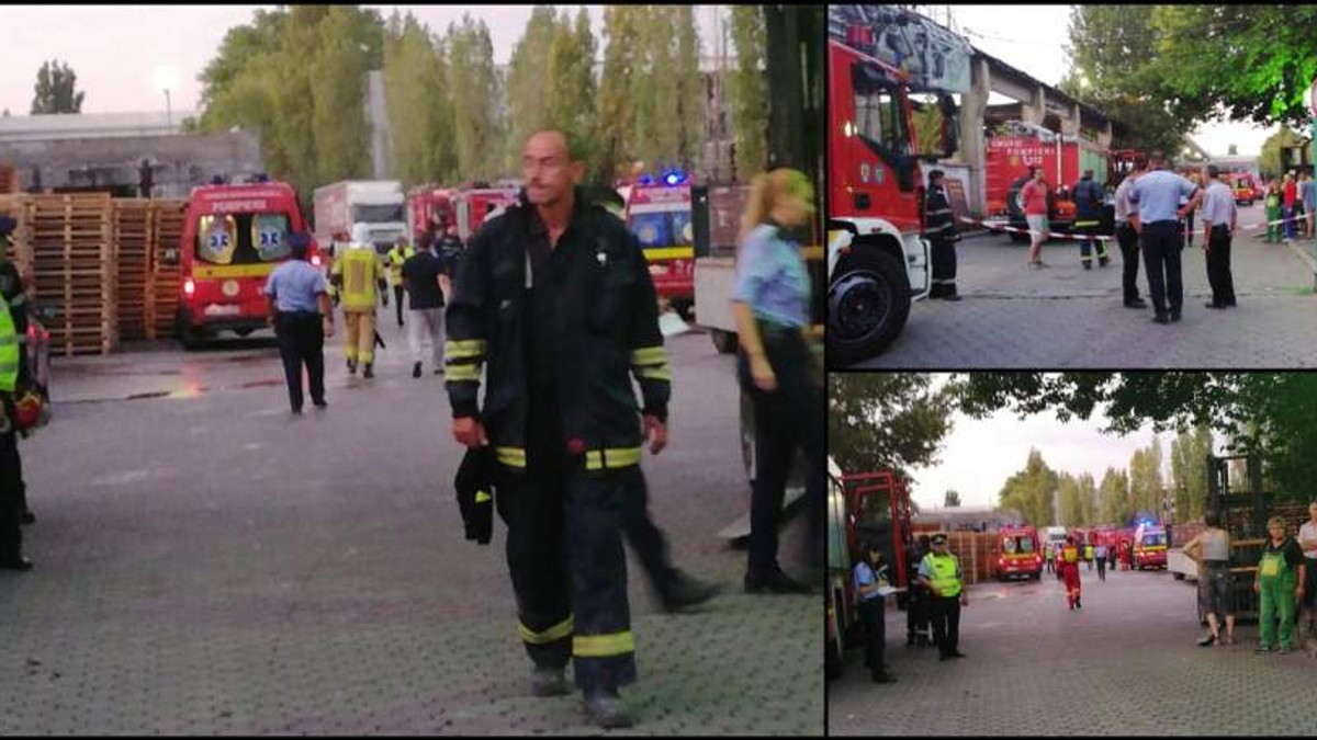 Explozie la o fabrică din București. O femeie a murit, iar alte trei persoane sunt în stare gravă