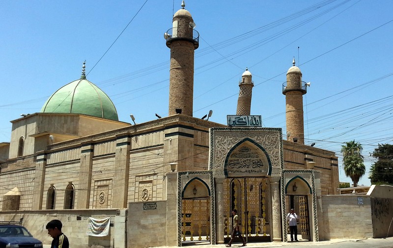 Statul Islamic a aruncat în aer moschea din Mosul de unde liderul organizației a proclamat "califatul"