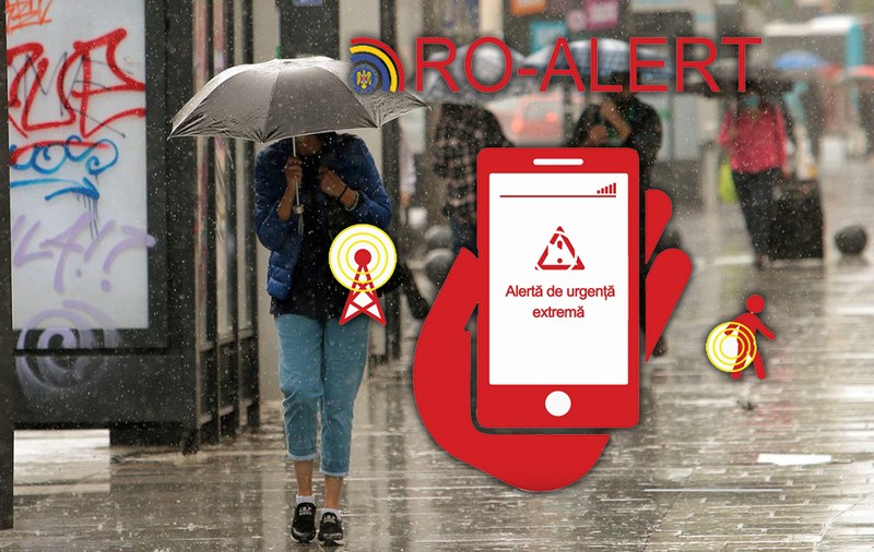 Cum a crescut vremea extremă numărul de mesaje Ro-Alert în iunie. 11 doar în București, față de niciunul în precedentele 17 luni!
