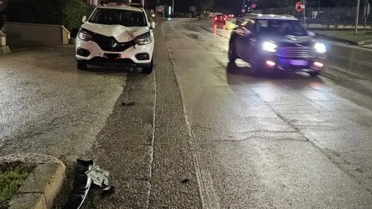 Accidentul a avut loc în fața spitalului.