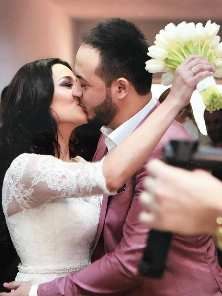 Claudia Pătrășcanu, alături de soțul ei, Gabi Bădălău