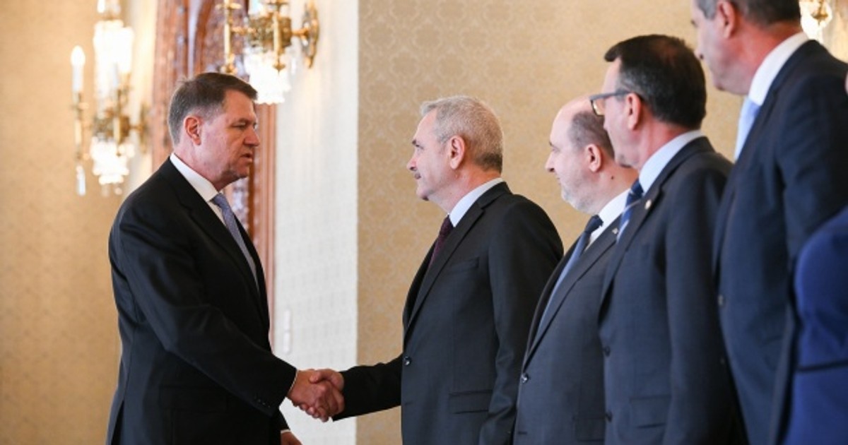 Liviu Dragnea și Klaus Iohannis