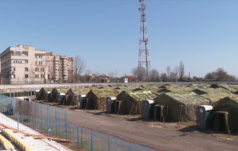 Spitalul Militar Constanța a preluat Sistemul Medical Modular de Izolare şi Tratament: 56 de paturi ATI și 120 pentru carantină