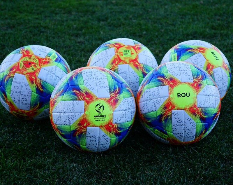Naționala de tineret U21 s-a antrenat în premieră cu mingea oficială Euro 2019