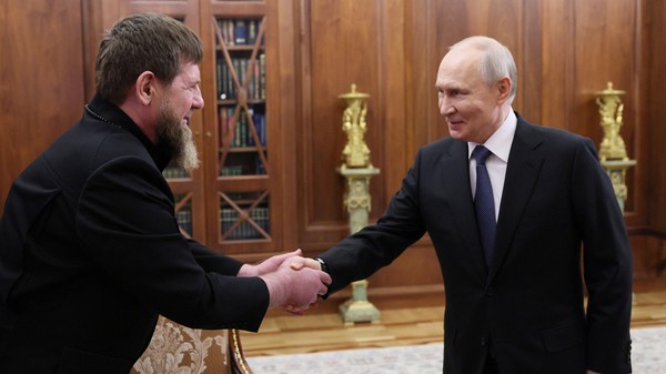 Ramzan Kadîrov și Vladimir Putin