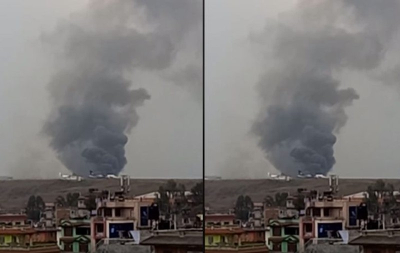FOTO | Avion prăbușit pe aeroportul din Kathmandu, Nepal 49 de oameni au murit