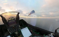 Imagini din avionul F-16 care a doborât drone rusești Geran deasupra Mării Negre Intervenția piloților români