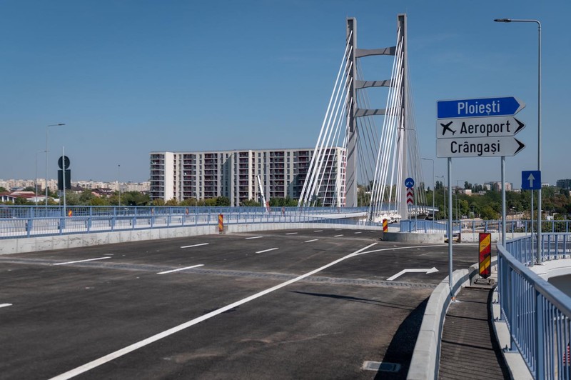 Podul Ciurel a fost deschis sâmbătă (foto PMB)