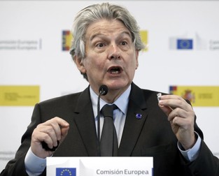 Thierry Breton, comisarul european pentru piața internă. Foto: Epa