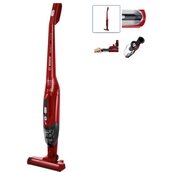 Aspirator vertical Bosch Ready BBHF214R, 14.4 V, 5.2 kWh/an