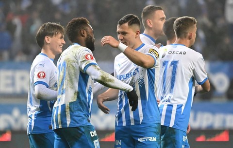 Universitatea Craiova învinge Dinamo cu un gol marcat în prelungiri și este tot mai aproape de titlu în Superligă