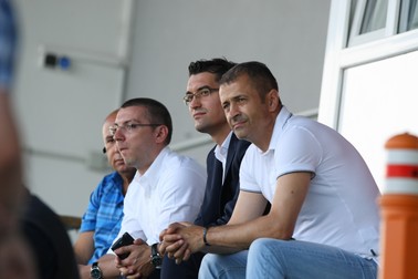 Tripleta Burleanu (centru)-Bodescu (dreapta)-Vișan (stânga) conduce fotbalul românesc FOTO: Alex Dobre (Libertatea)