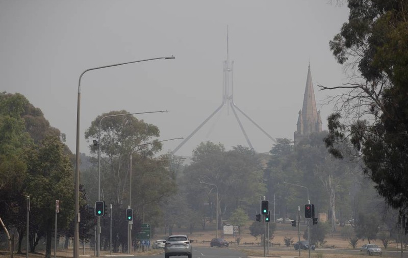 Capitala Australiei, învăluită de un nor toxic de fum. Canberra, mai poluată decât Shanghai