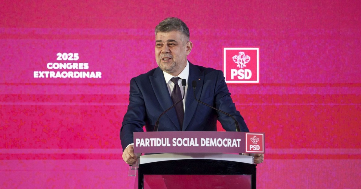 Marcel Ciolacu la Congresul PSD