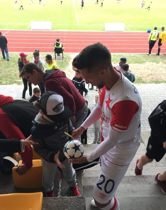 Alexandru Băluță a debutat la Slavia Praga. Fotbalistul român a fost căpitan și a marcat un gol / GALERIE FOTO