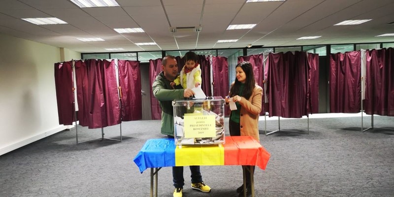 Votul românilor la Bry-sur-Marne, în centrul Franței