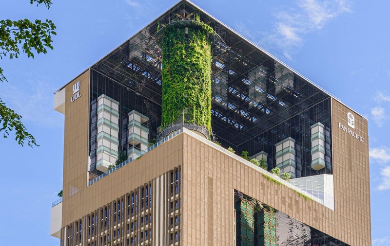 Hotelul Pan Pacific Orchard din Singapore a fost desemnat cel mai frumos zgârie-nori din lume | VIDEO