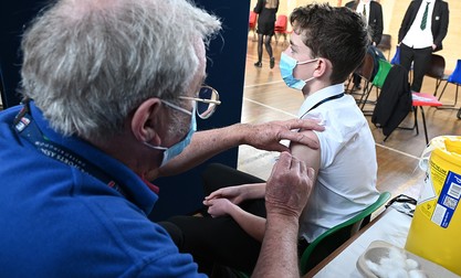 Programul de vaccinare anti-COVID a copiilor cu vârste între 5 și 11 ani, în Marea Britanie, este în curs de desfășurare | Foto: Profimedia