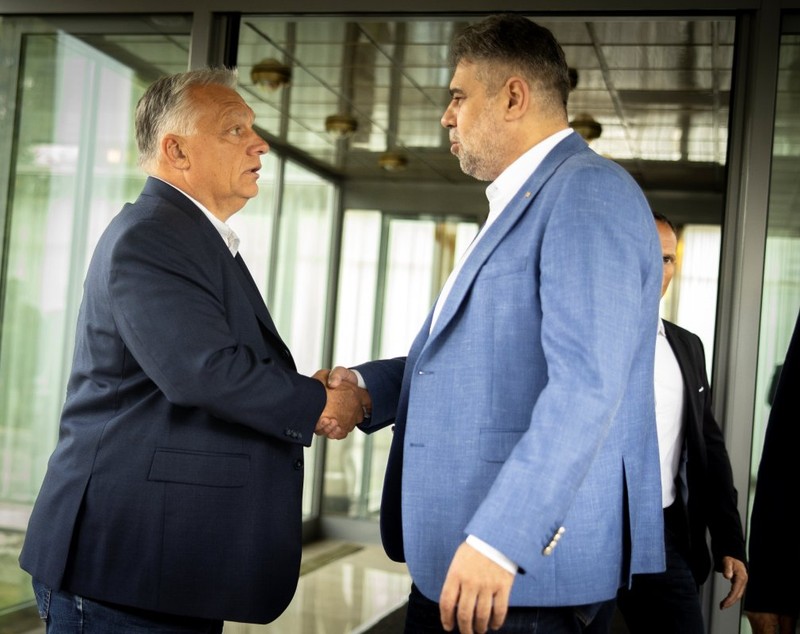 Viktor Orban, întâlnire cu Marcel Ciolacu, înaintea discursului de la Băile Tușnad. Ce a promis liderul Ungariei legat de Schengen