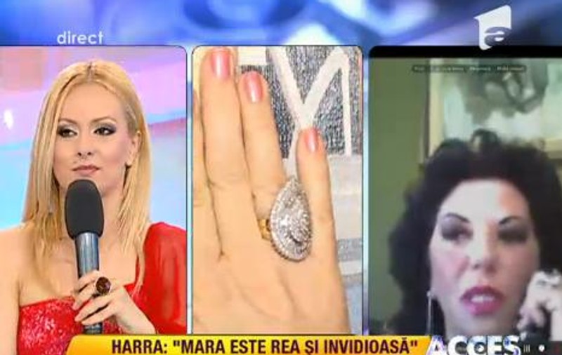 Carmen Harra, crize de isterie în direct: "Nu mă compar cu țiganii voștri din Ferentari! În viața mea să nu mai aud de România!"