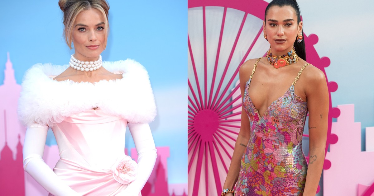 Margot Robbie și Dua Lipa