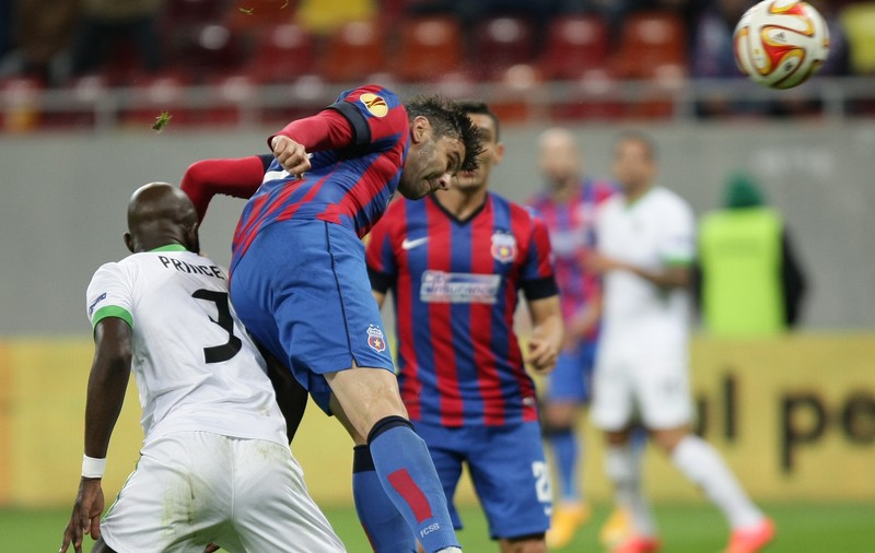 VIDEO&FOTO / LIGA EUROPA: Steaua - Rio Ave 2-1. A decis Raul Rusescu