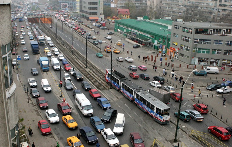 Trafic restricţionat în Bucureşti