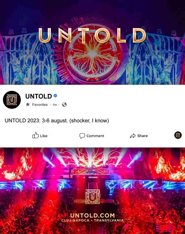 UNTOLD 2023 va avea loc între 3-6 august. Festivalul de la Cluj-Napoca a ajuns la a opta ediție