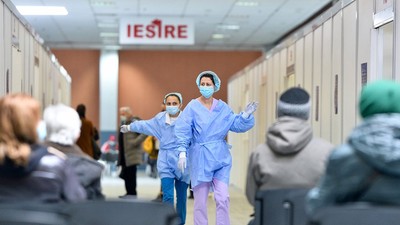 BUCURESTI - CENTRU DE VACCINARE - ANTI-COVID-19 - ROMEXPO