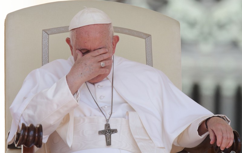 Papa Francisc este în continuare răcit și a delegat un asistent să citească în locul lui cateheza