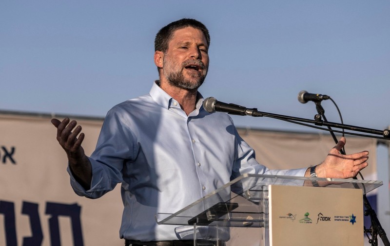 Bezalel Smotrich vorbește în timpul ceremoniei oficiale de inaugurare a noii colonii israeliene în Cisiordania. Imagine cu caracter ilustrativ Sursa foto: Profimedia