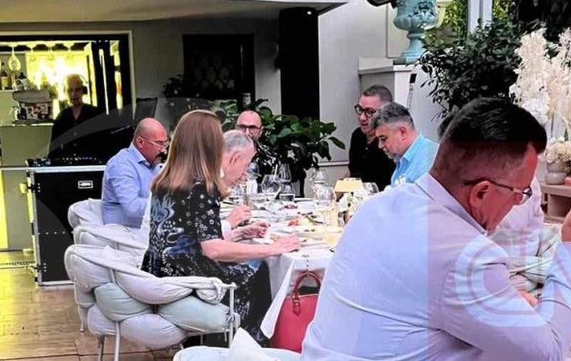 Prima reacție a lui Mircea Geoană, după ce a fost surprins luând masa alături de Marcel Ciolacu