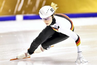 Anna Seidel concurează la short-track | Foto: EPA