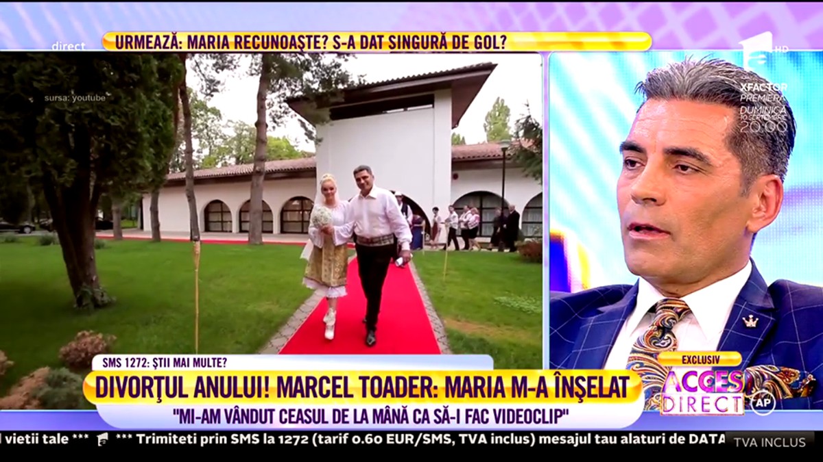 Marcel Toader și-a vândut ceasul ca să îi plătească un videoclip Mariei Constantin